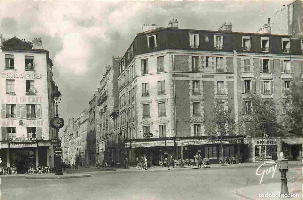 Postcards: France - 75 - Paris 13 - Rue Tolbiac - Rue de la Glaci&egrave;re - Anim&eacute;e - immeubles - architecture - Cart