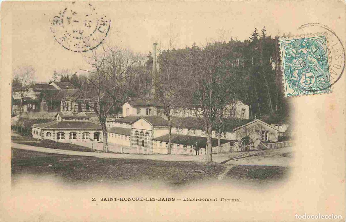 Postkarten: France - 58 - Saint Honor&eacute; les Bains - Etablissement Thermal - Pr&eacute;curseur - CPA - Oblit&eacute;ration de 19
