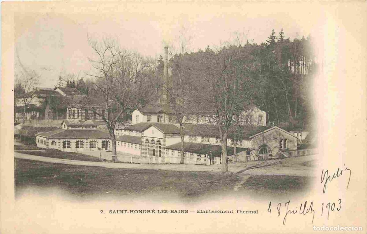 Postkarten: France - 58 - Saint Honor&eacute; les Bains - Etablissement Thermal - Pr&eacute;curseur - CPA - Oblit&eacute;ration de 19