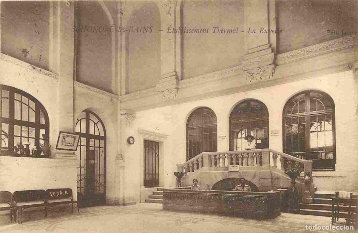 Postais: France - 58 - Saint Honor&eacute; les Bains - Etablissement Thermal - La Buvette - Anim&eacute;e - Correspondance
