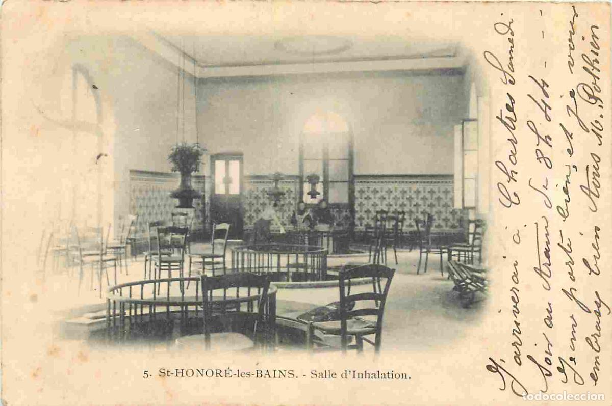 Postais: France - 58 - Saint Honor&eacute; les Bains - Etablissement Thermal - Salle d'inhalation - Pr&eacute;curseur - Cor