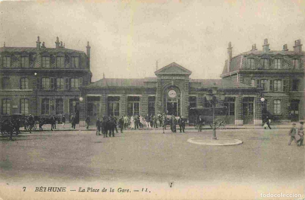 Postais: France - 62 - B&eacute;thune - La Place de la Gare - Anim&eacute;e - CPA - Voir Scans Recto-Verso
