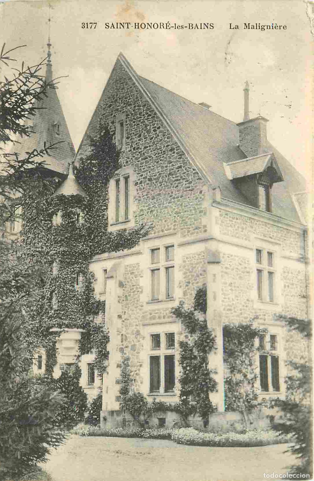 Postais: France - 58 - Saint Honor&eacute; les Bains - La Maligni&egrave;re - Correspondance - CPA - Oblit&eacute;ration de 1913 -
