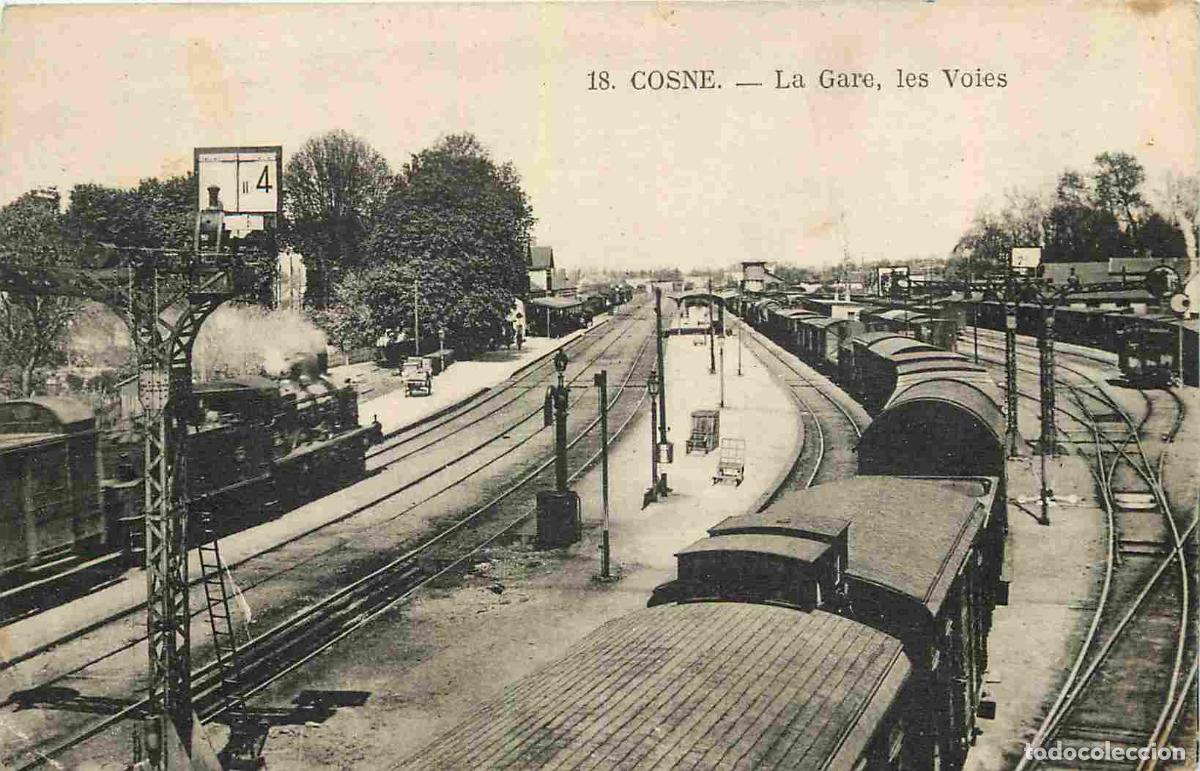 Postais: France - 58 - Cosne Cours sur Loire - La Gare - les Voies - Trains - CPA - Voir Scans Recto-Verso