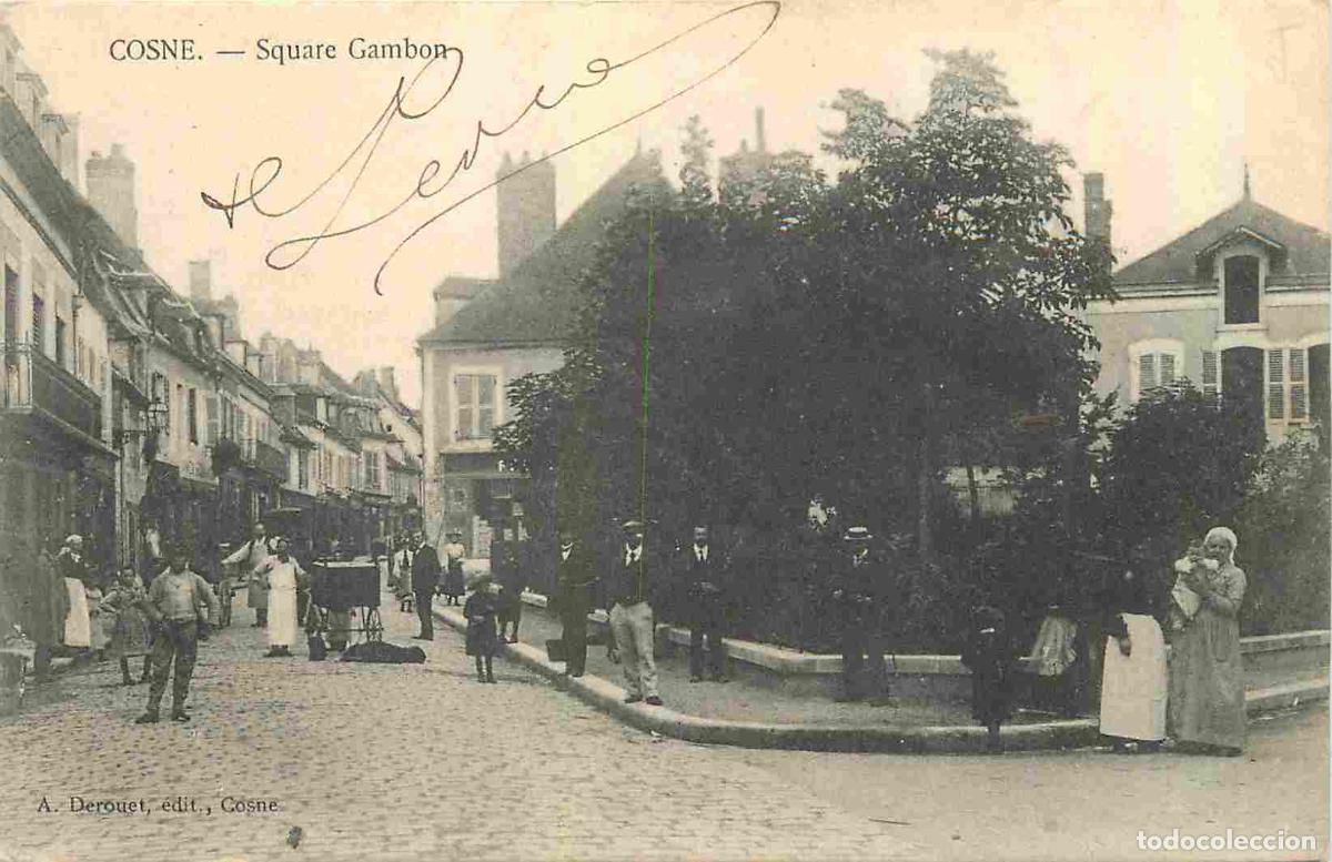Postcards: France - 58 - Cosne Cours sur Loire - Square Gambon - Anim&eacute;e - CPA - Oblit&eacute;ration de 1905 - Voir Sca