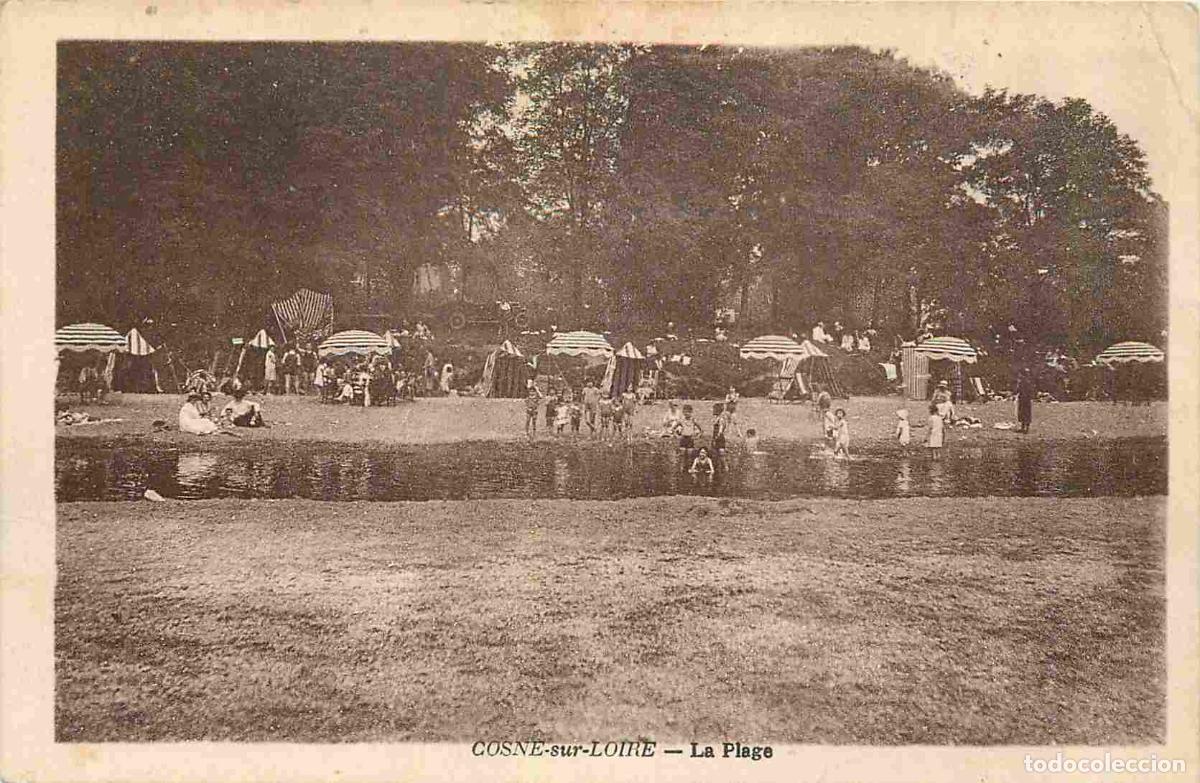 Postcards: France - 58 - Cosne Cours sur Loire - La Plage - Anim&eacute;e - CPA - Oblit&eacute;ration de 1936 - Voir Scans Re