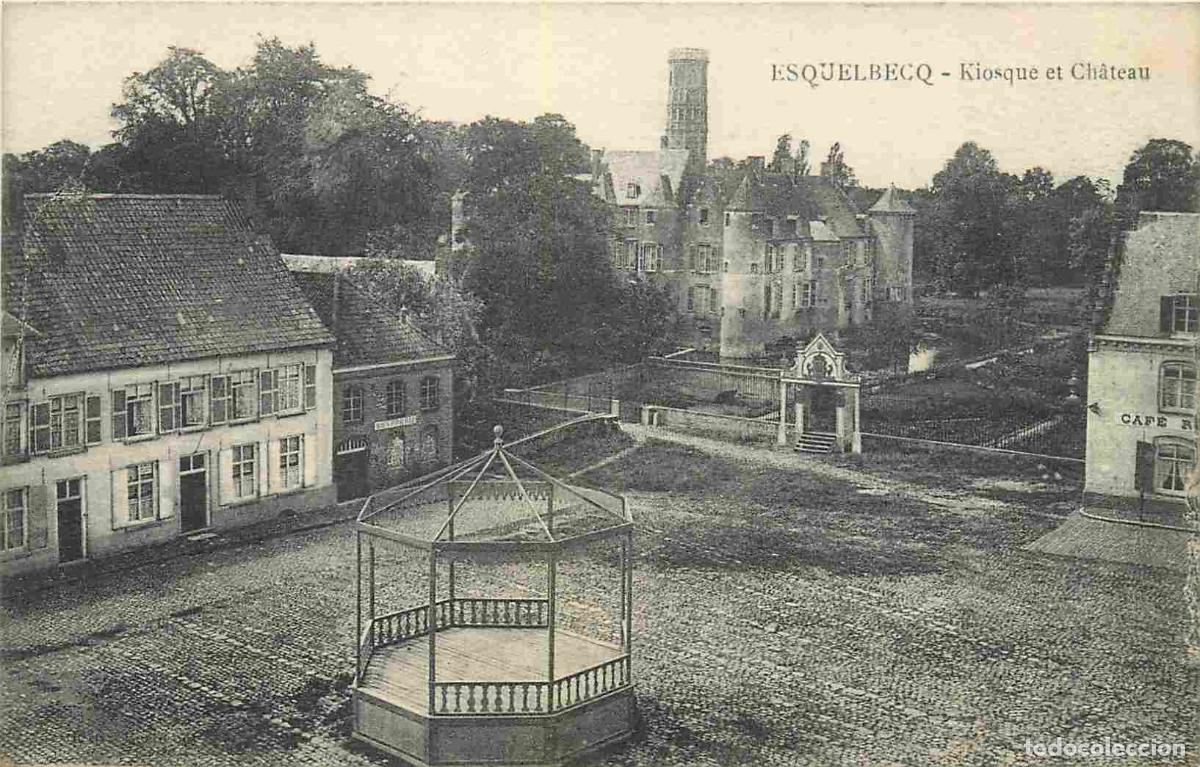 Postcards: France - 59 - Esquelbecq - Kiosque &agrave; Musique et Ch&acirc;teau - CPA - Voir Scans Recto-Verso