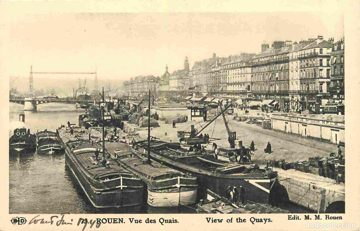 Postcards: France - 76 - Rouen - Vue des Quais - Anim&eacute;e - Bateaux - CPA - Voir Scans Recto-Verso