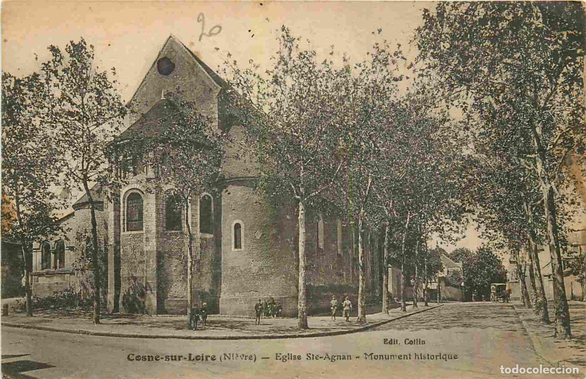 Postcards: France - 58 - Cosne Cours sur Loire - Eglise Saint Agnan - CPA - Voir Scans Recto-Verso