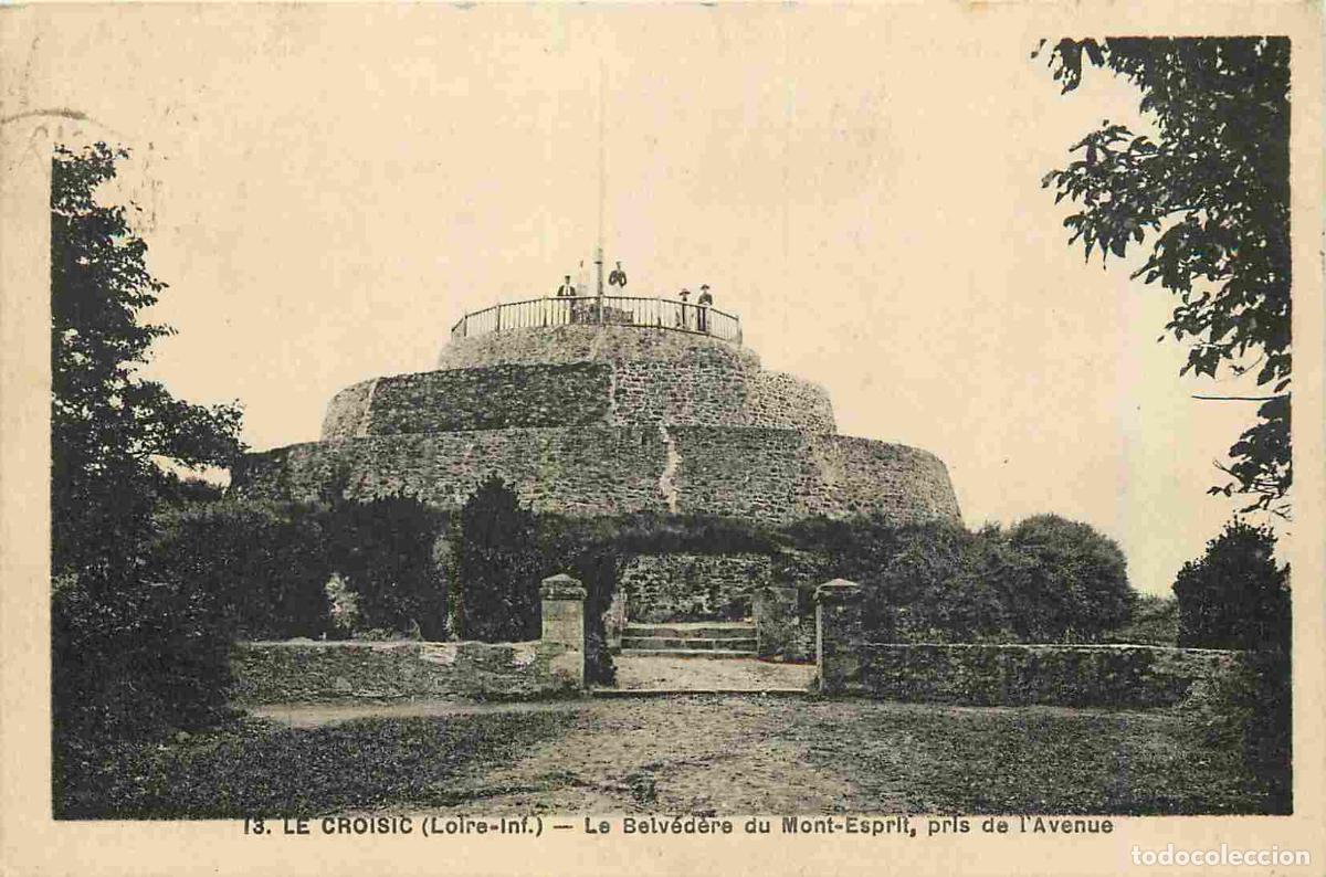 Postcards: France - 44 - Le Croisic - Le Belv&eacute;d&egrave;re du Mont Saint Esprit pris de l'Avenue - CPA - Oblit&eacute;ration r