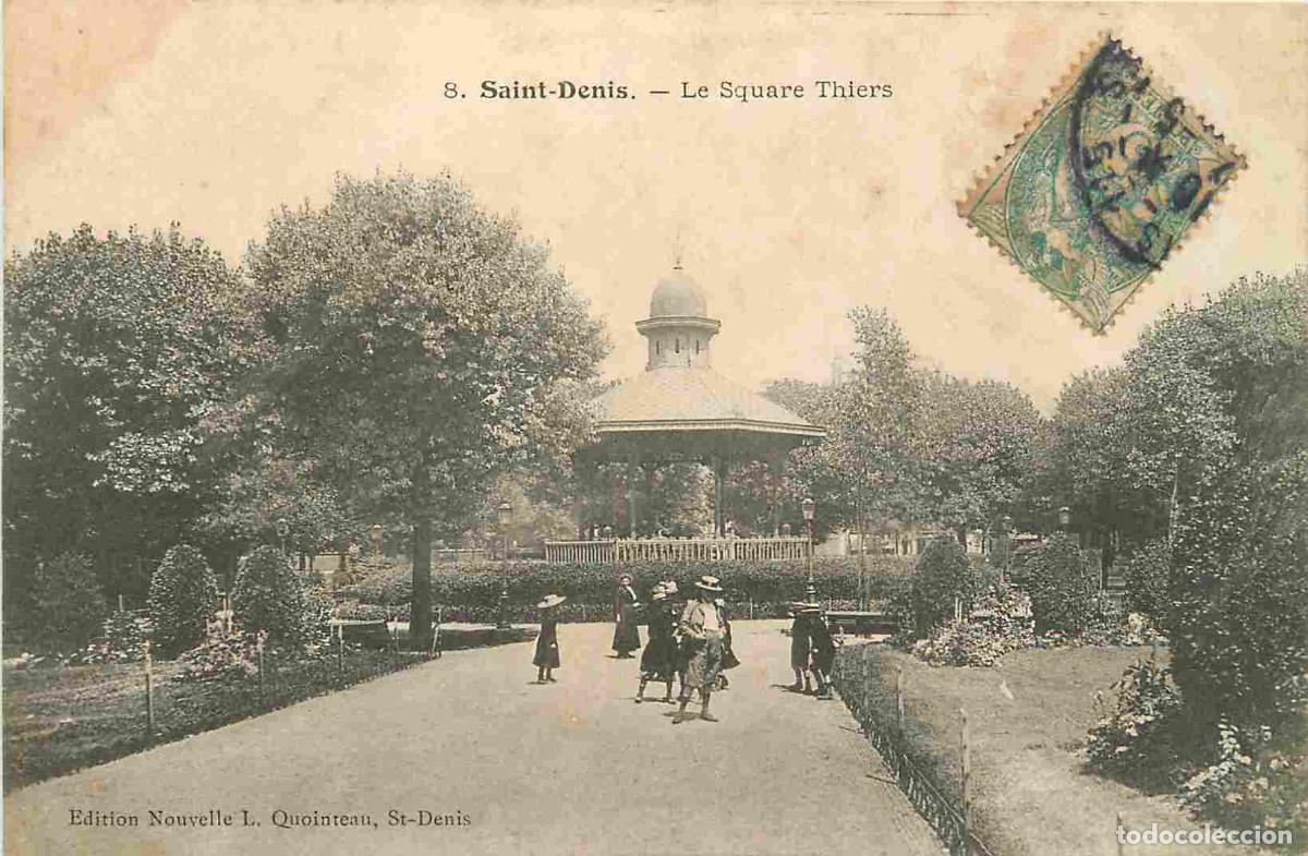 Postkarten: France - 93 - Saint Denis - Le Square Thiers - Anim&eacute;e - CPA - Voir Scans Recto-Verso