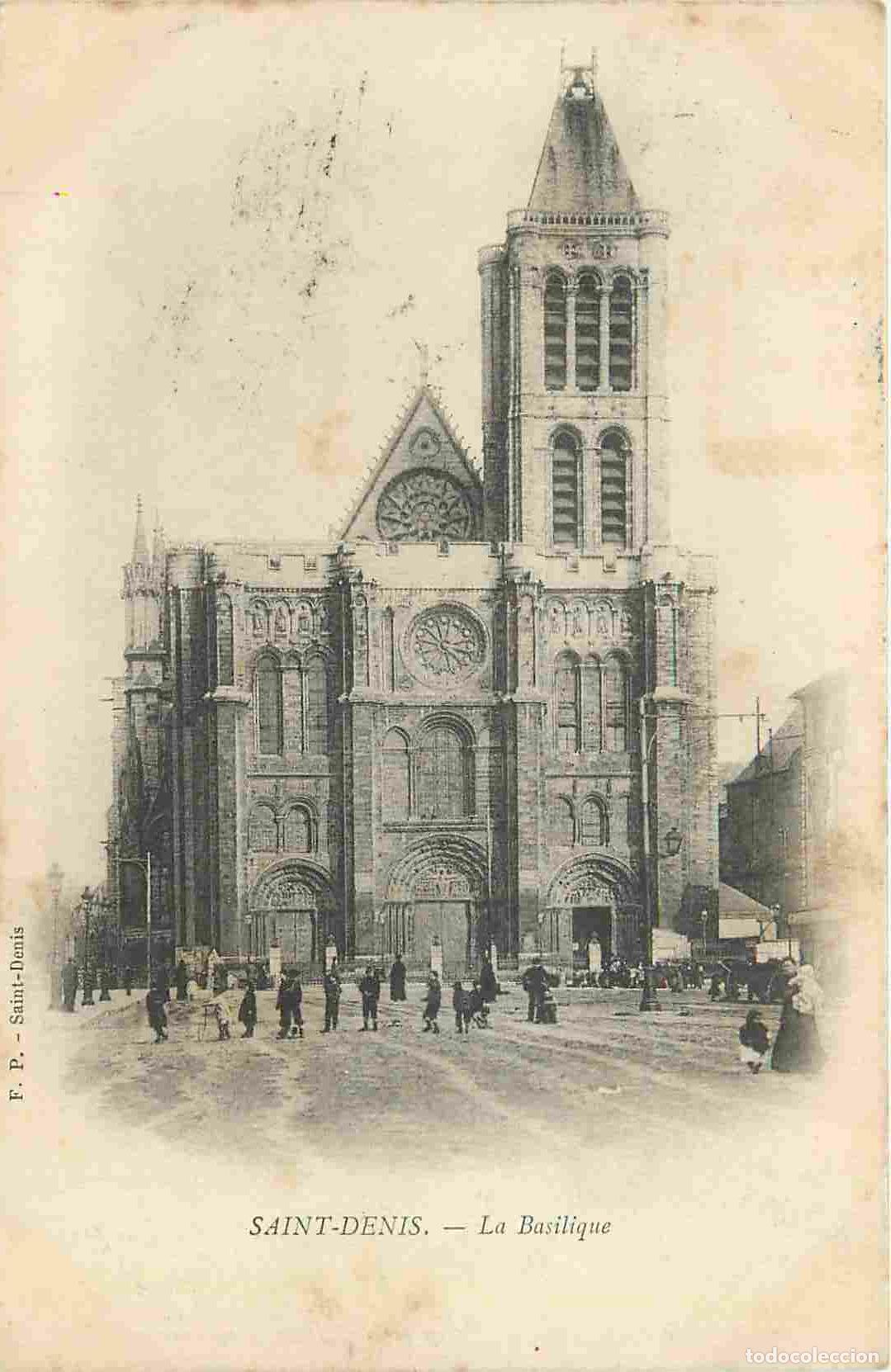 Postkarten: France - 93 - Saint Denis - La Basilique - Anim&eacute;e - Pr&eacute;curseur - CPA - Oblit&eacute;ration de 1903 - Voir S