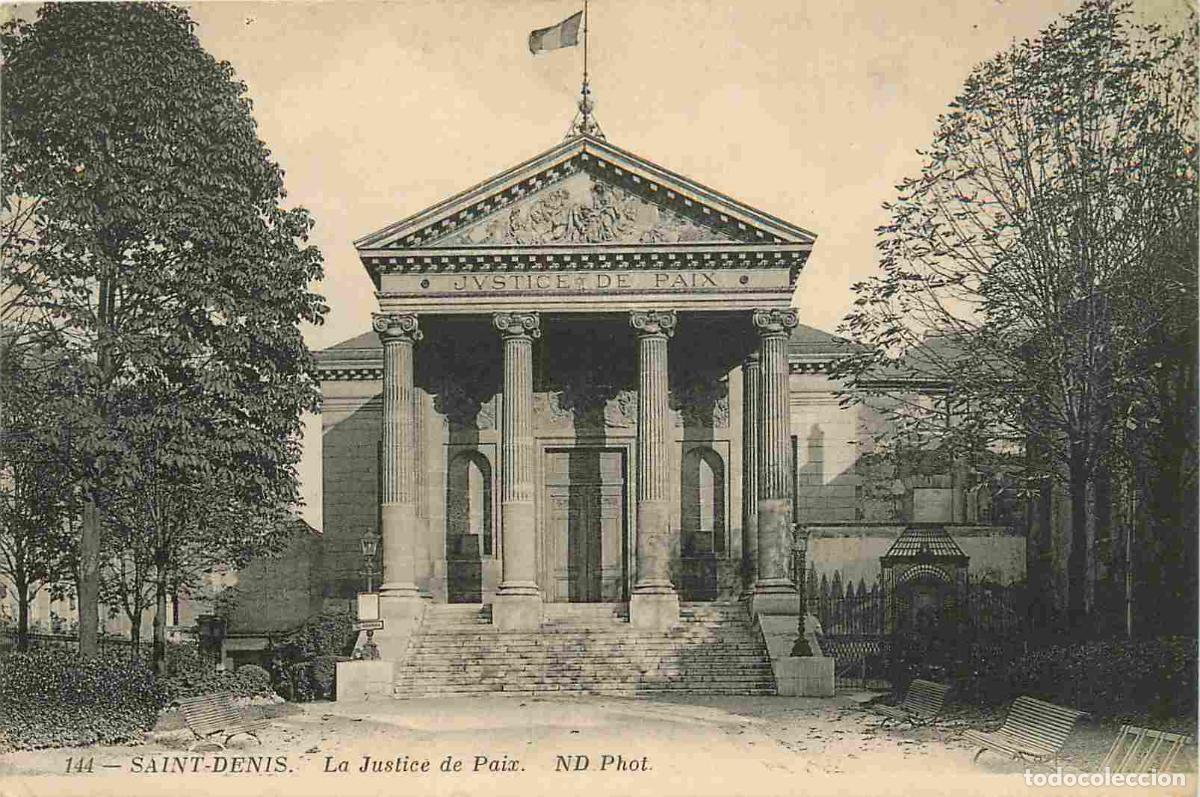 Postkarten: France - 93 - Saint Denis - La Justice de Paix - Correspondance - CPA - Voir Scans Recto-Verso