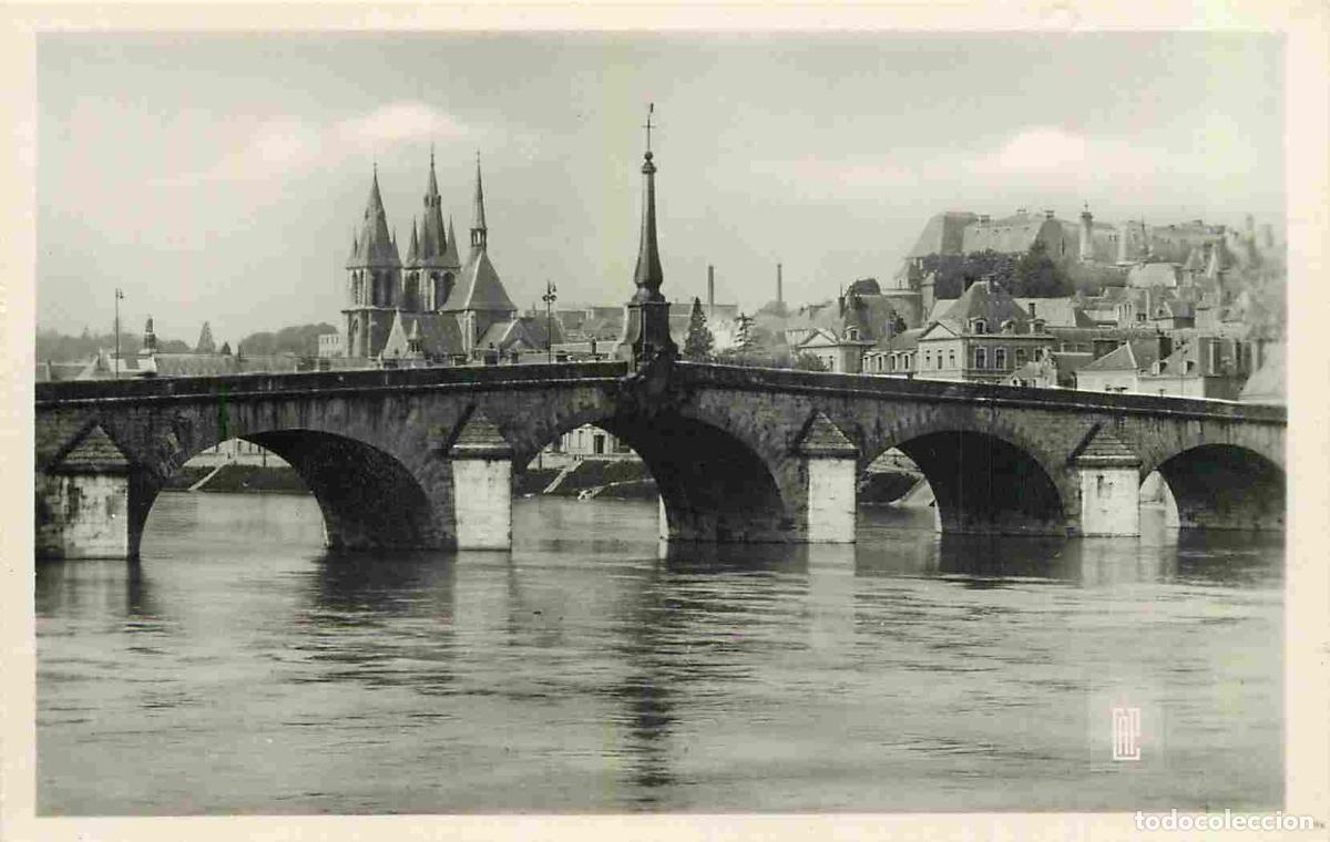 Postkarten: France - 41 - Blois - Le grand pont et l'Eglise Saint Nicolas - Correspondance - CPSM format CPA - V