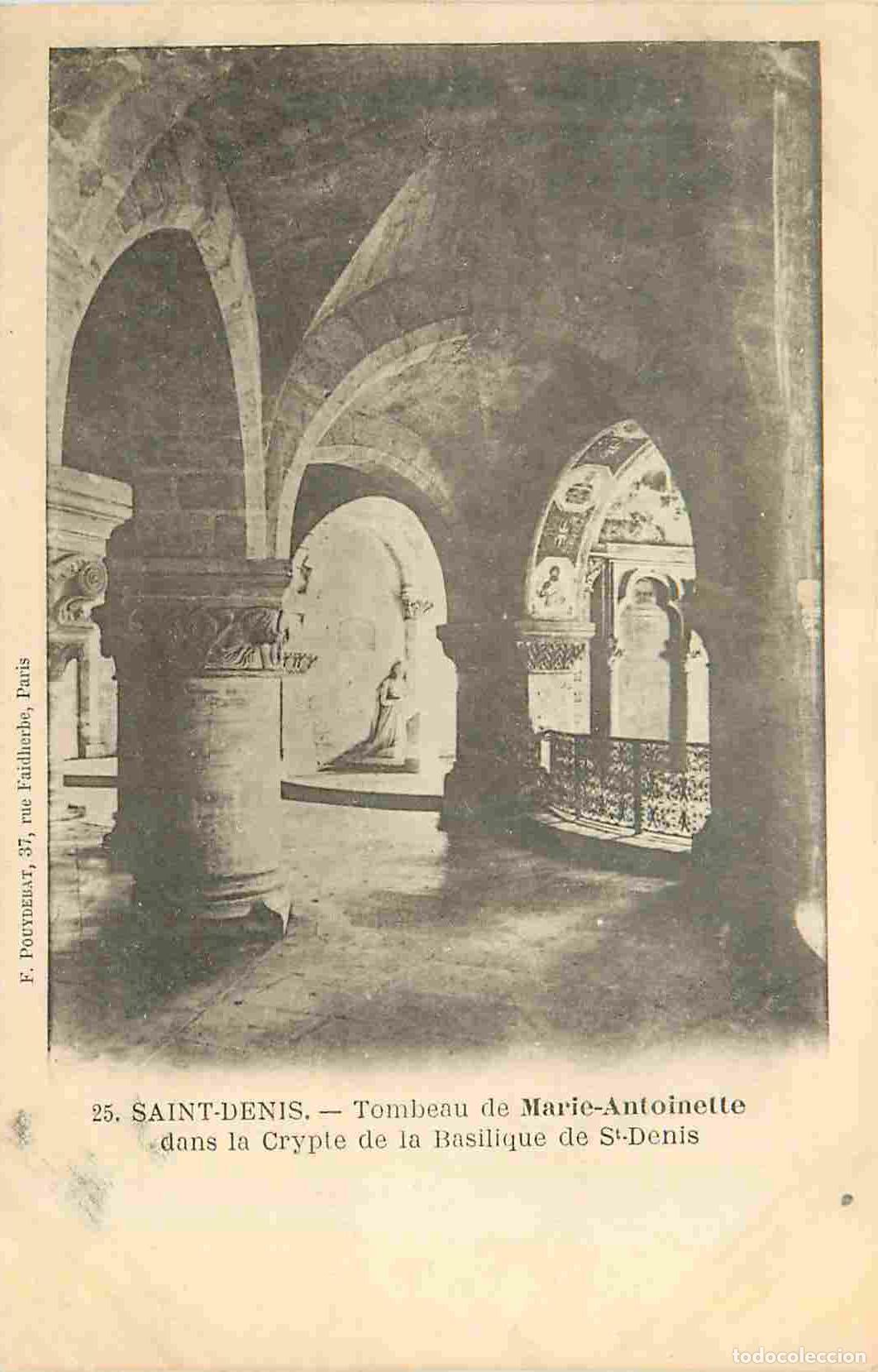 Postkarten: France - 93 - Saint Denis - int&eacute;rieur de la Basilique - Tombeau de Marie-Antoinette dans la Crypte -