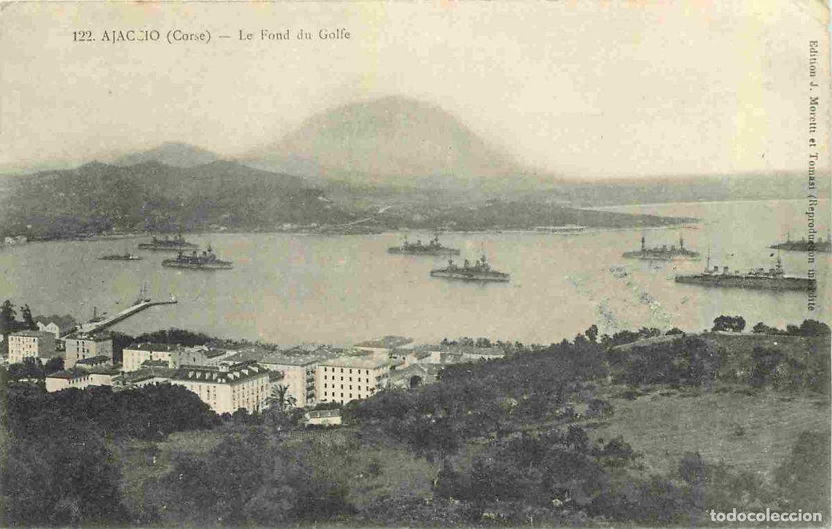 Postais: France - 20 - Ajaccio - Le Fond du Golfe - Correspondance - CPA - Oblit&eacute;ration ronde de 1913 - Voir