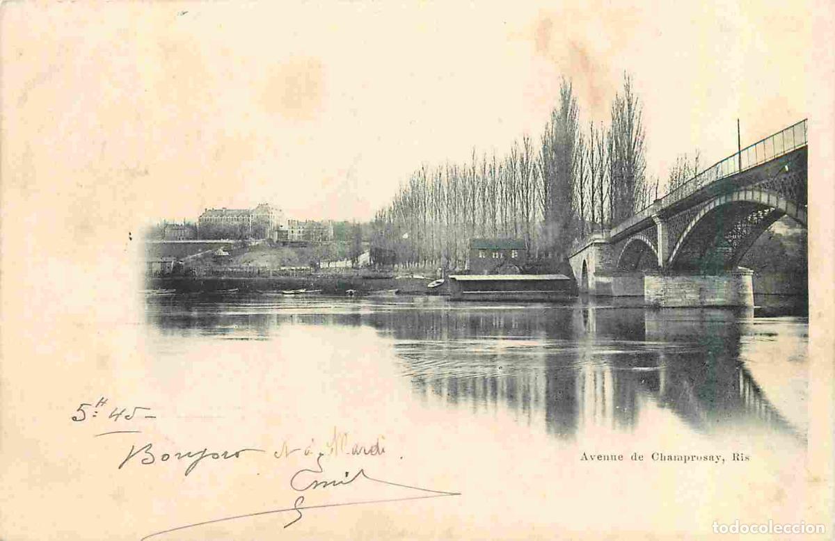 Postais: France - 91 - Ris - Avenue de Champrosay - Pr&eacute;curseur - CPA - Oblit&eacute;ration de 1903 - Voir Scans Rect