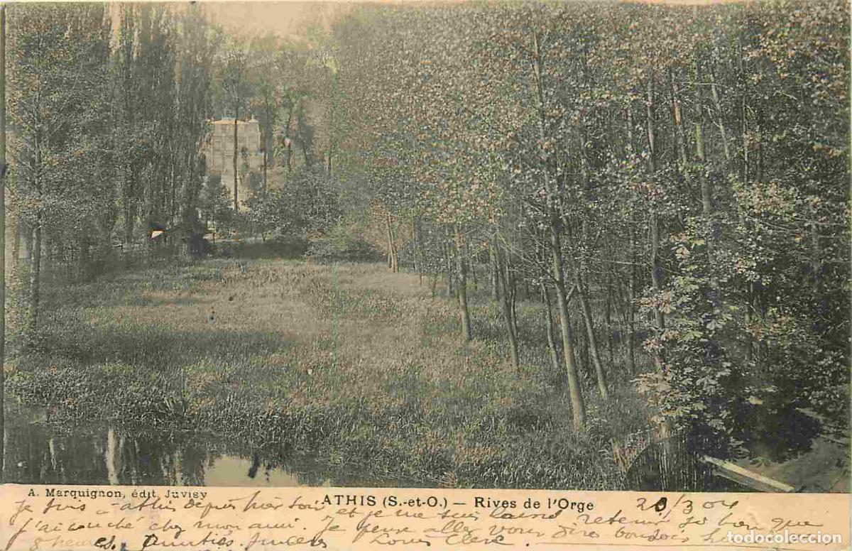 Postais: France - 91 - Athis Mons - Rives de l'Orge - Pr&eacute;curseur - CPA - Oblit&eacute;ration de 1904 - Voir Scans Re