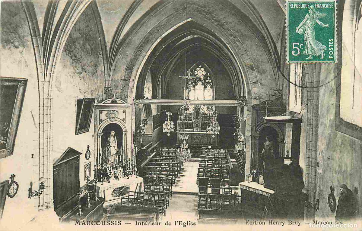 Cartoline: France - 91 - Marcoussis - int&eacute;rieur de l'Eglise - CPA - Voir Scans Recto-Verso