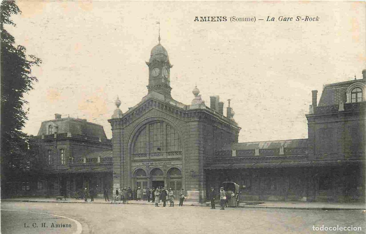 Cartoline: France - 80 - Amiens - La Gare Saint Roch - Anim&eacute;e - CPA - Voir Scans Recto-Verso