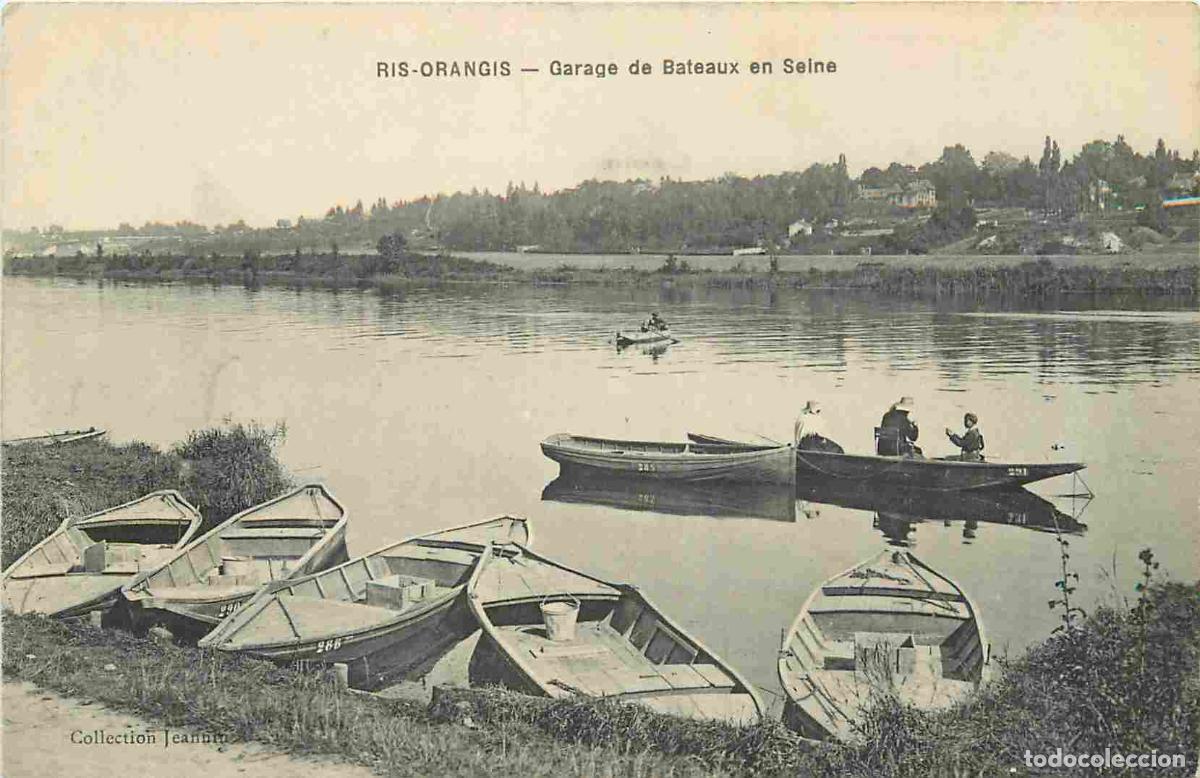 Postkarten: France - 91 - Ris Orangis - Garage de Bateaux en Seine - Anim&eacute;e - CPA - Voir Scans Recto-Verso