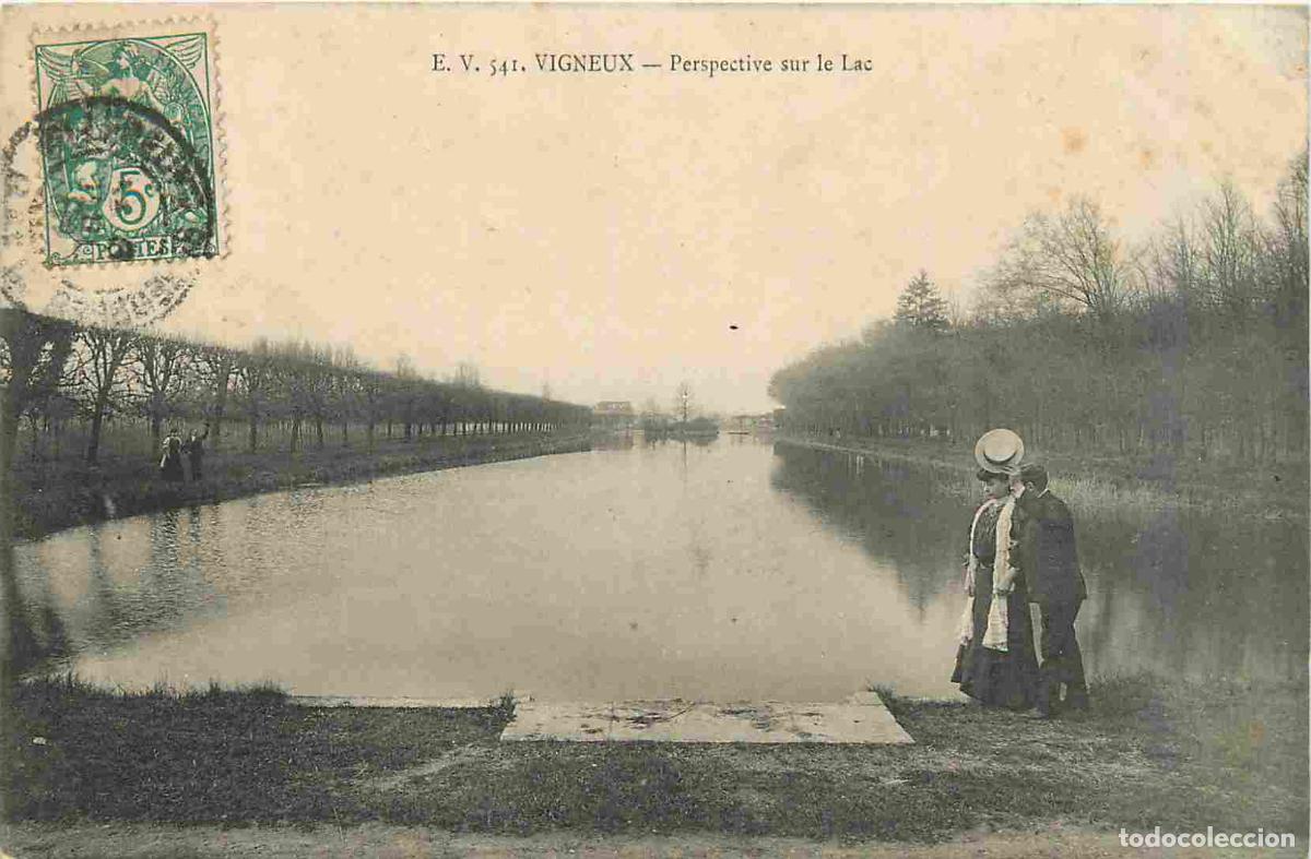 Postkarten: France - 91 - Vigneux sur Seine - Perspective sur le Lac - Anim&eacute;e - CPA - Voir Scans Recto-Verso