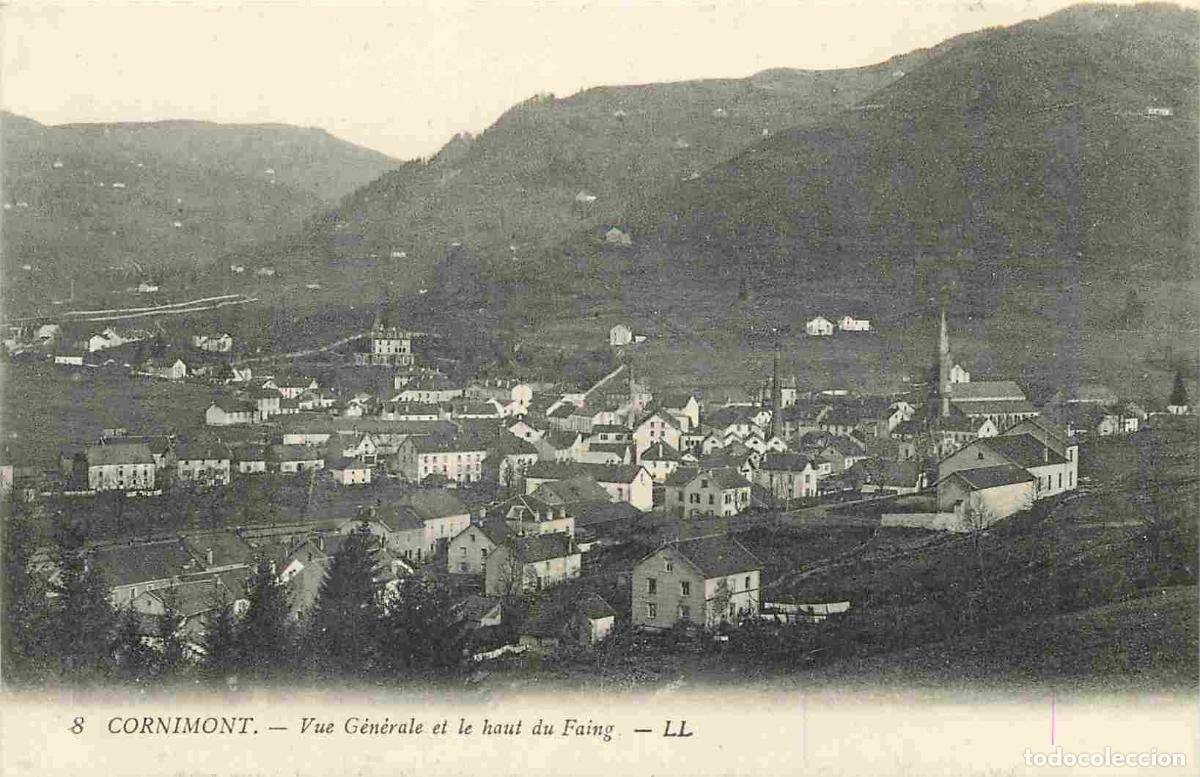 Postkarten: France - 88 - Cornimont - Vue G&eacute;n&eacute;rale et le haut du Faing - CPA - Voir Scans Recto-Verso