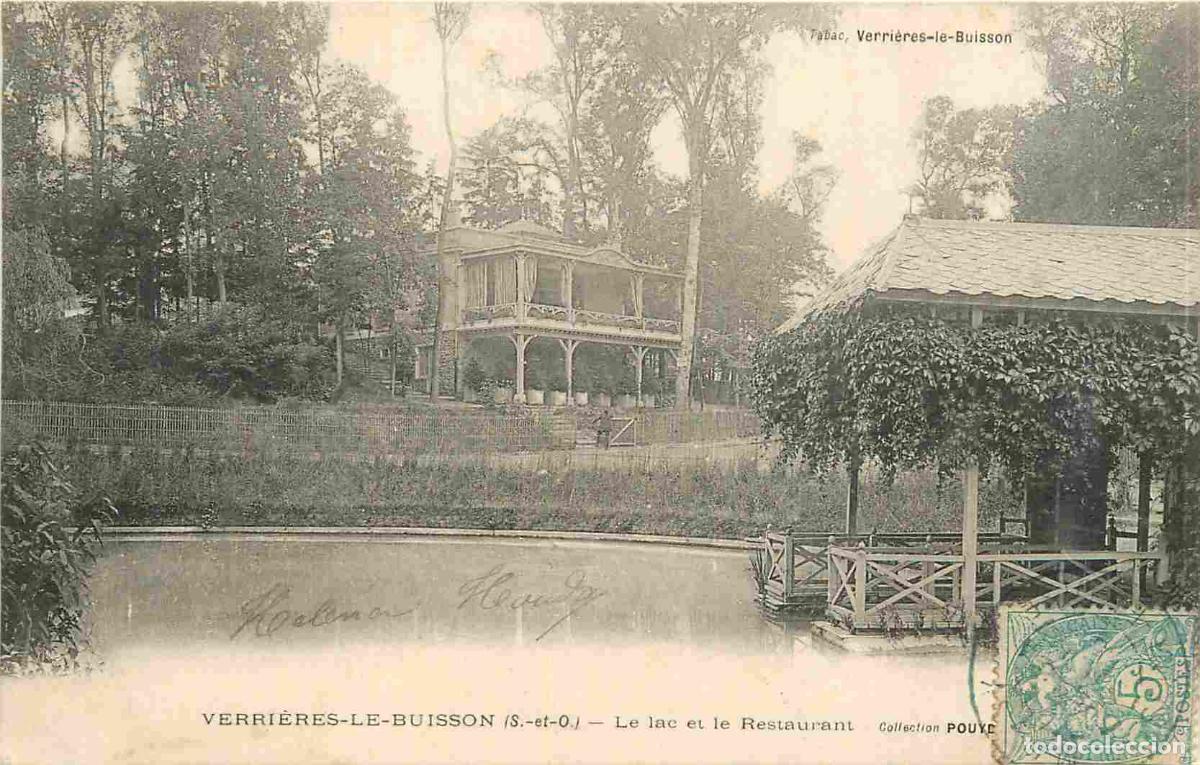 Postkarten: France - 91 - Verrieres le Buisson - Le lac et le Restaurant - CPA - Voir Scans Recto-Verso