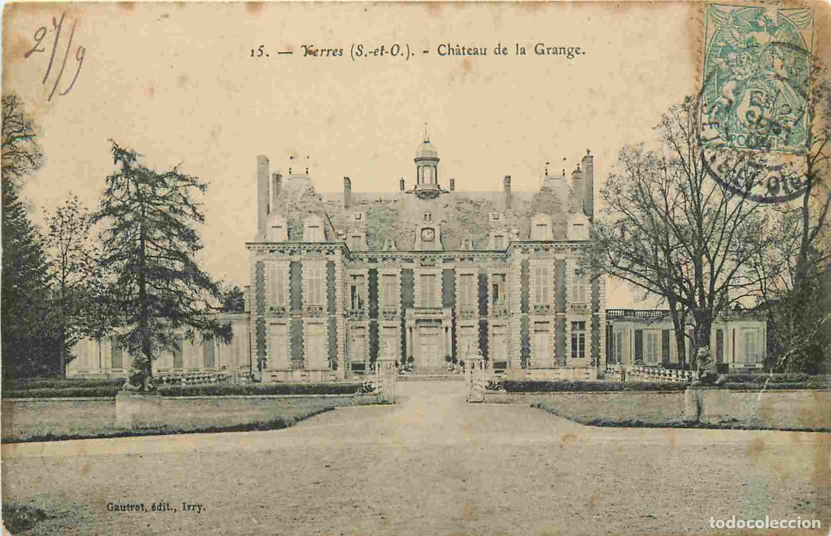 Postkarten: France - 91 - Yerres - Chateau de la Grange - CPA - Oblit&eacute;ration de 1908 - Voir Scans Recto-Verso