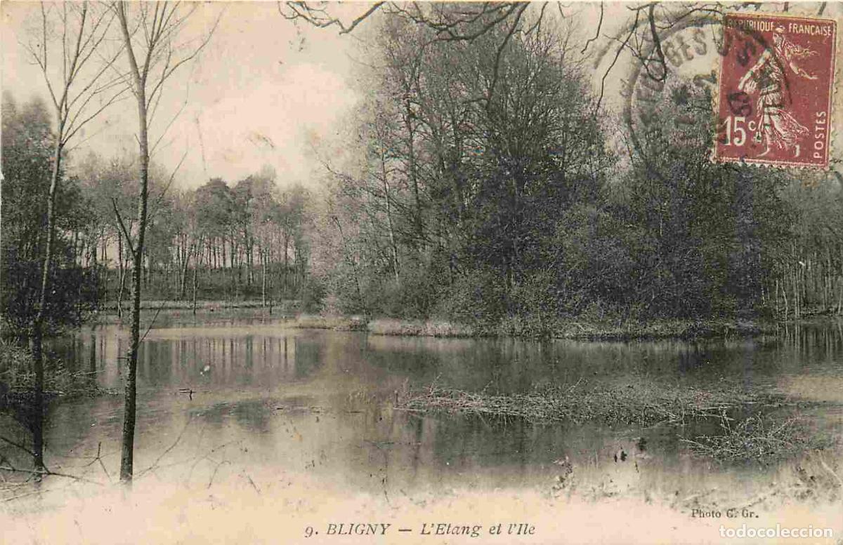 Postkarten: France - 91 - Bligny - L'Etang et l'ile - CPA - Oblit&eacute;ration de 1933 - Voir Scans Recto-Verso