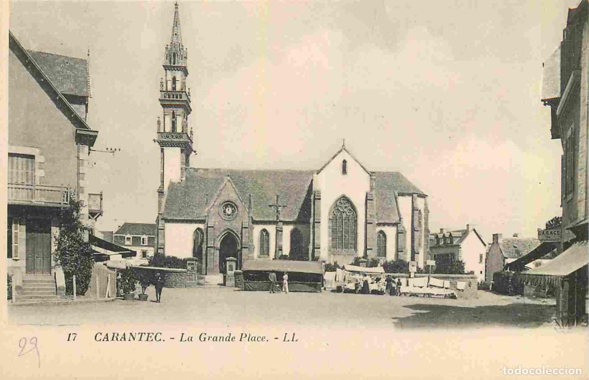 Postkarten: France - 29 - Carantec - La Grande Place - Anim&eacute;e - CPA - Voir Scans Recto-Verso