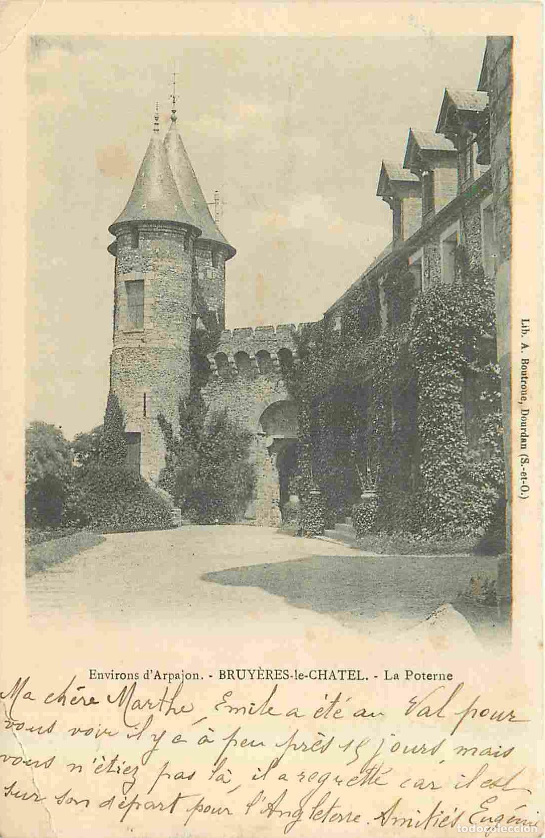Postkarten: France - 91 - Bruyeres le Chatel - Le Ch&acirc;teau - La Poterne - CPA - Oblit&eacute;ration de 1903 - Voir Scans