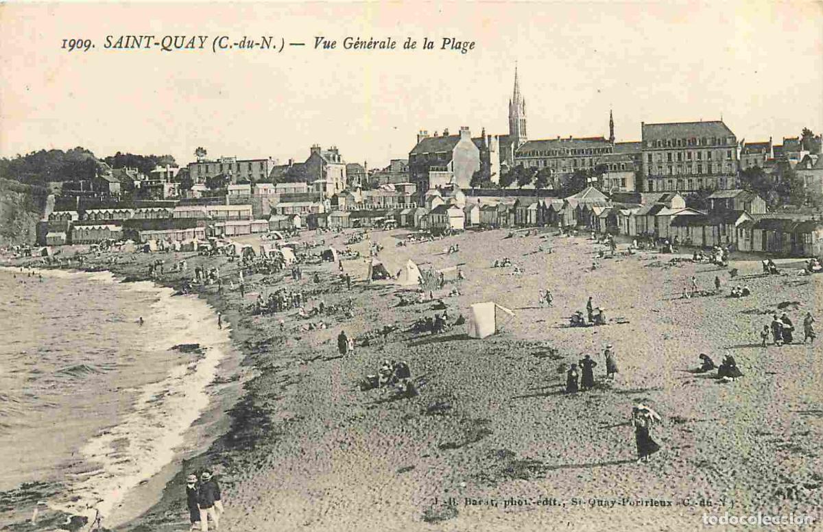 Postkarten: France - 22 - Saint Quay Portrieux - Vue G&eacute;n&eacute;rale de la Plage - Anim&eacute;e - Sc&egrave;nes de Plage - CPA - Voi
