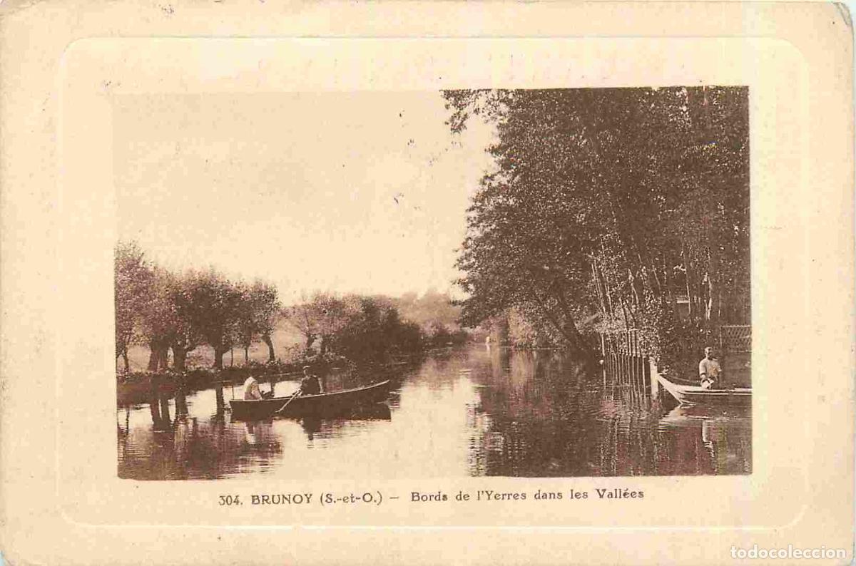 Postkarten: France - 91 - Brunoy - Bords de l'Yerres dans les Vall&eacute;es - Anim&eacute;e - CPA - Oblit&eacute;ration de 1912 - Vo