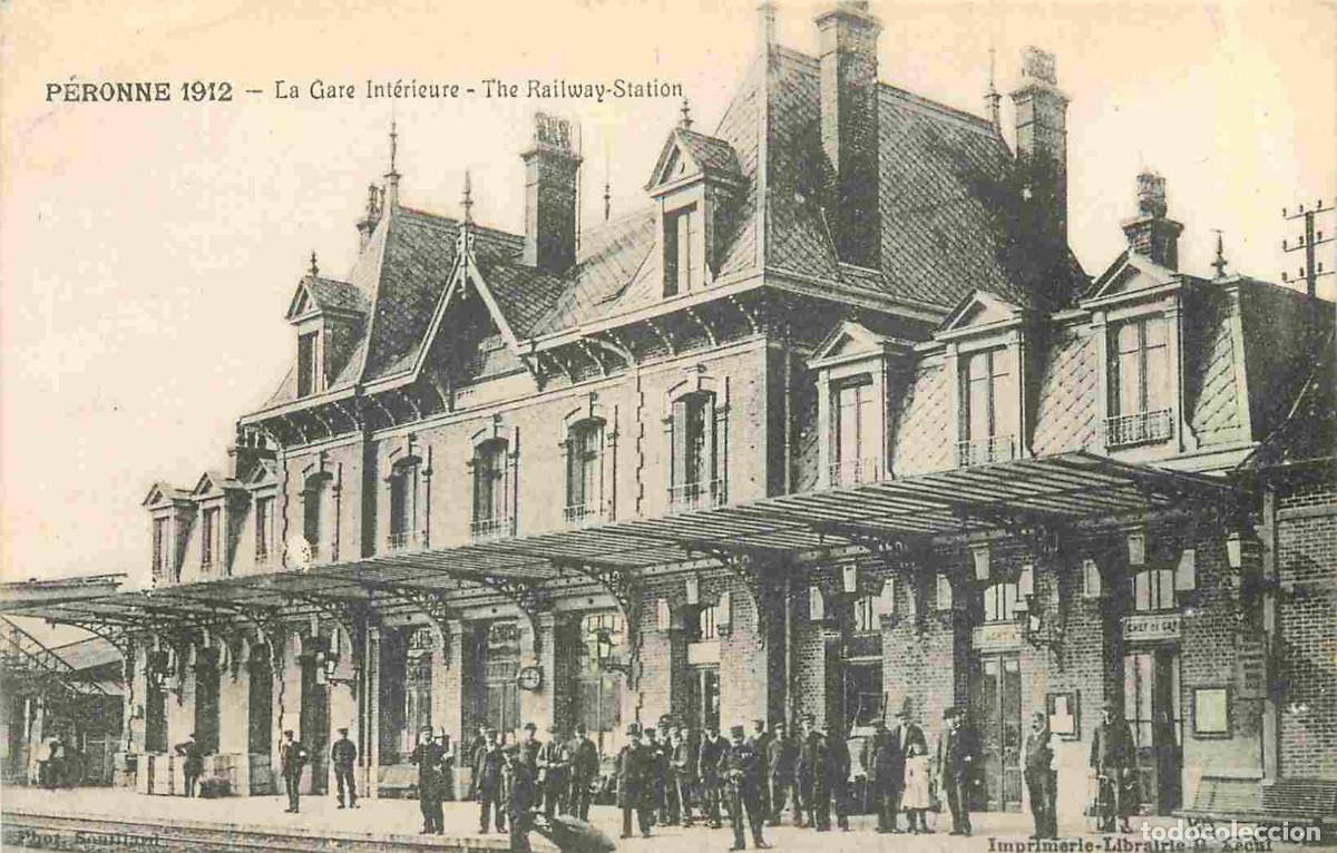 Postkarten: France - 80 - P&eacute;ronne - La Gare int&eacute;rieure - Anim&eacute;e - CPA - Voir Scans Recto-Verso