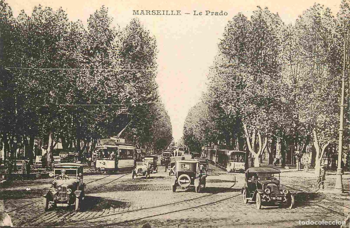 Postkarten: France - 13 - Marseille - Le Prado - Anim&eacute;e - Tramway - Automobiles - CPA - Voir Scans Recto-Verso