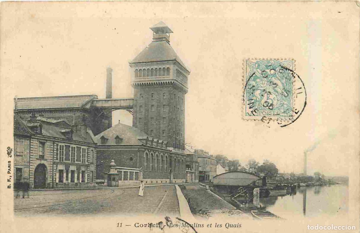 Postkarten: France - 91 - Corbeil Essonnes - Les Moulins et les Quais - Anim&eacute;e - CPA - Oblit&eacute;ration de 1905 - Vo
