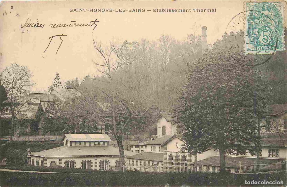 Postkarten: France - 58 - Saint Honor&eacute; les Bains - Etablissement Thermal - Pr&eacute;curseur - CPA - Oblit&eacute;ration de 19