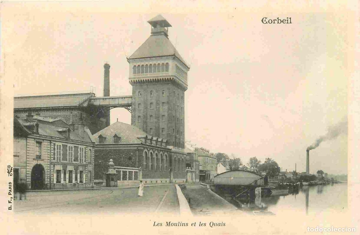 Postkarten: France - 91 - Corbeil Essonnes - Les Moulins et les Quais - Anim&eacute;e - Pr&eacute;curseur - CPA - Voir Scans R