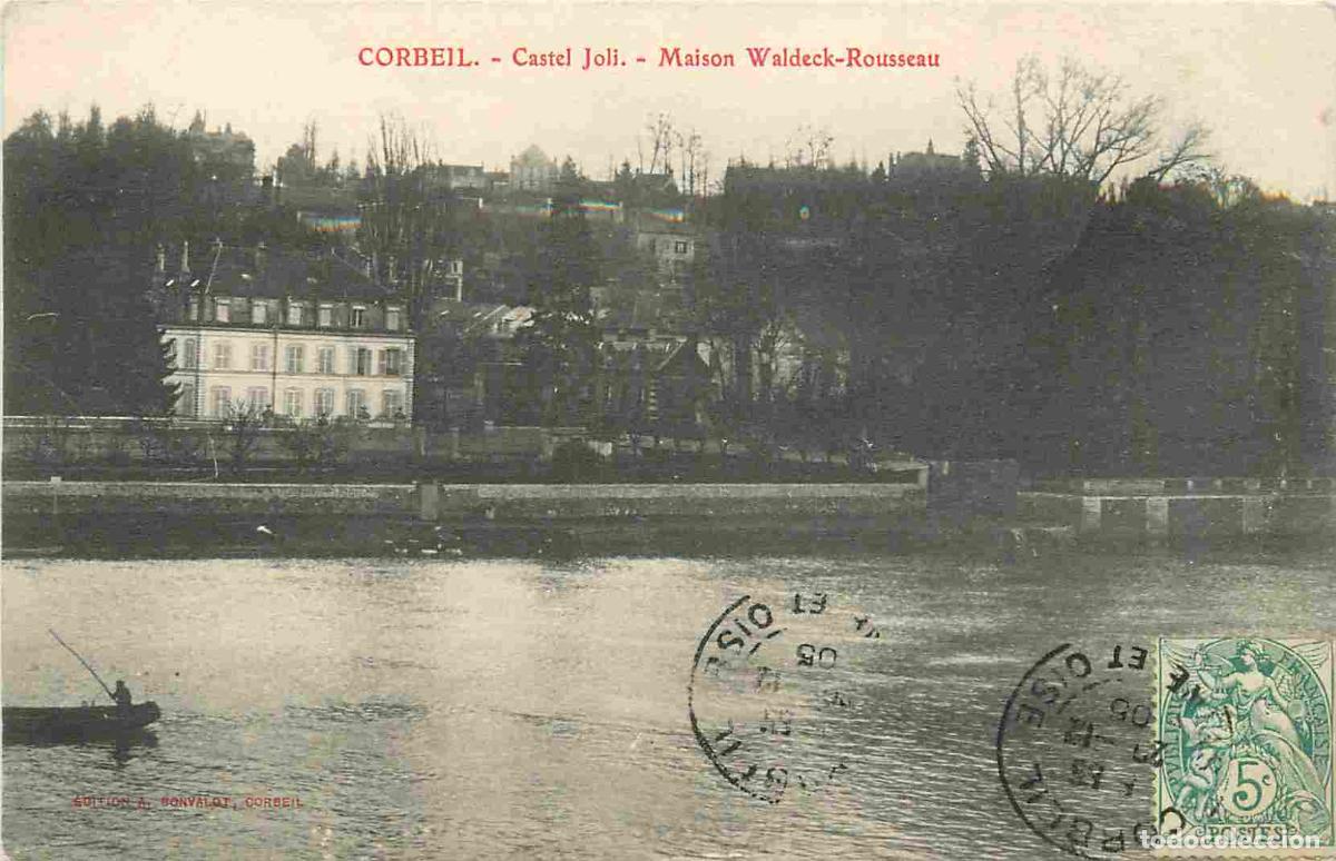 Postales: France - 91 - Corbeil Essonnes - Castel-Joli - Maison Waldeck-Rousseau - CPA - Oblit&eacute;ration de 1903