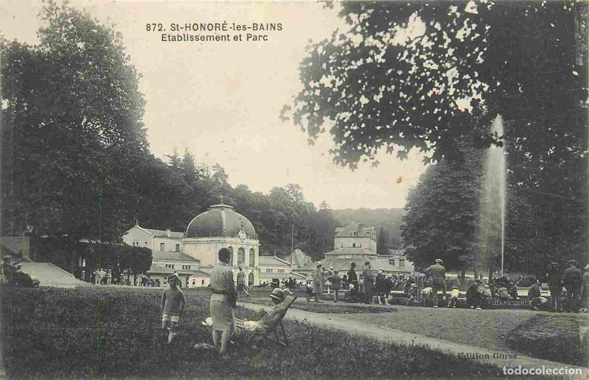 Postkarten: France - 58 - Saint Honor&eacute; les Bains - Etablissement Thermal - Le Parc - Anim&eacute;e - CPA - Voir Scans R