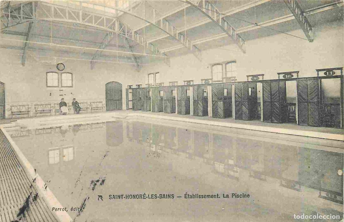 Postcards: France - 58 - Saint Honor&eacute; les Bains - Etablissement Thermal - La Piscine - Anim&eacute;e - CPA - Oblit&eacute;rat