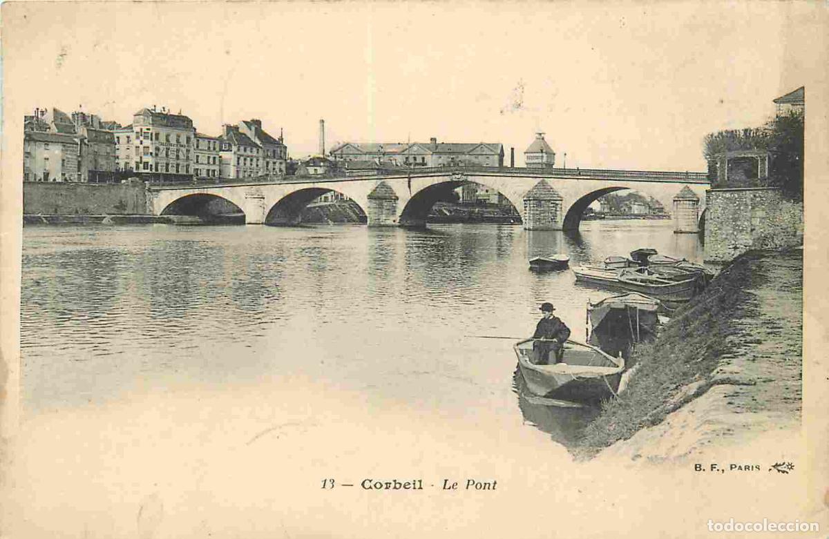 Postcards: France - 91 - Corbeil Essonnes - Le Pont - Anim&eacute;e - CPA - Oblit&eacute;ration de 1909 - Voir Scans Recto-Ve