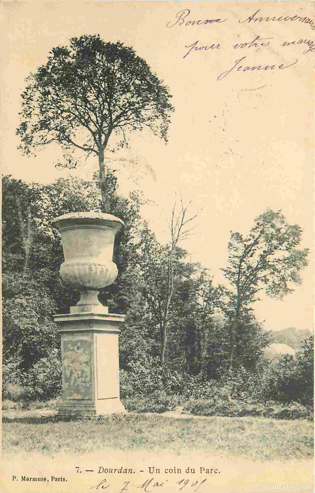Postcards: France - 91 - Dourdan - Un coin du Parc - Pr&eacute;curseur - CPA - Oblit&eacute;ration de 1905 - Voir Scans Recto