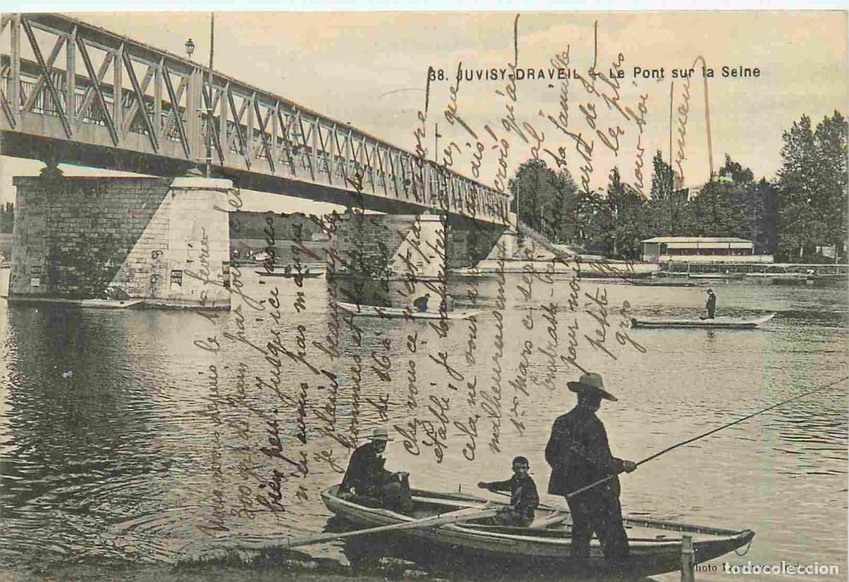 Cartoline: France - 91 - Juvisy-sur-Orge - Le Pont sur la Seine - Anim&eacute;e - CPA - Voir Scans Recto-Verso