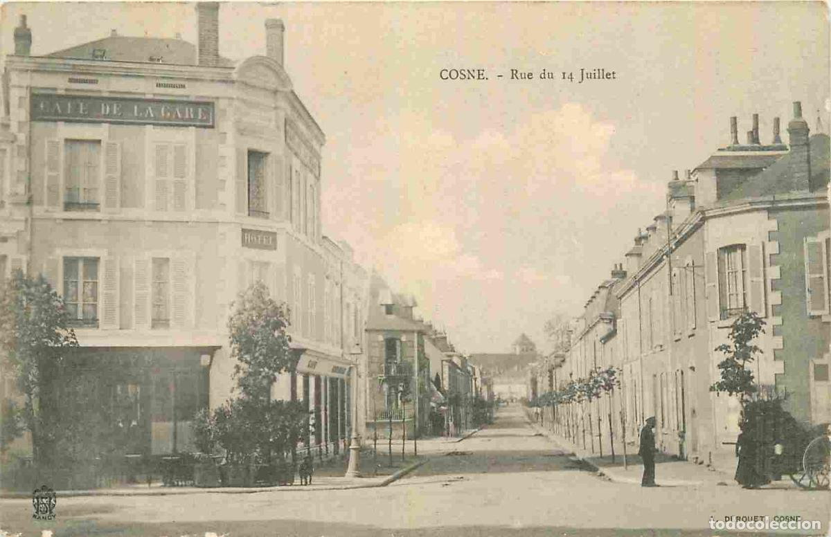 Cartoline: France - 58 - Cosne Cours sur Loire - Rue du 14 Juillet - Anim&eacute;e - CPA - Voir Scans Recto-Verso