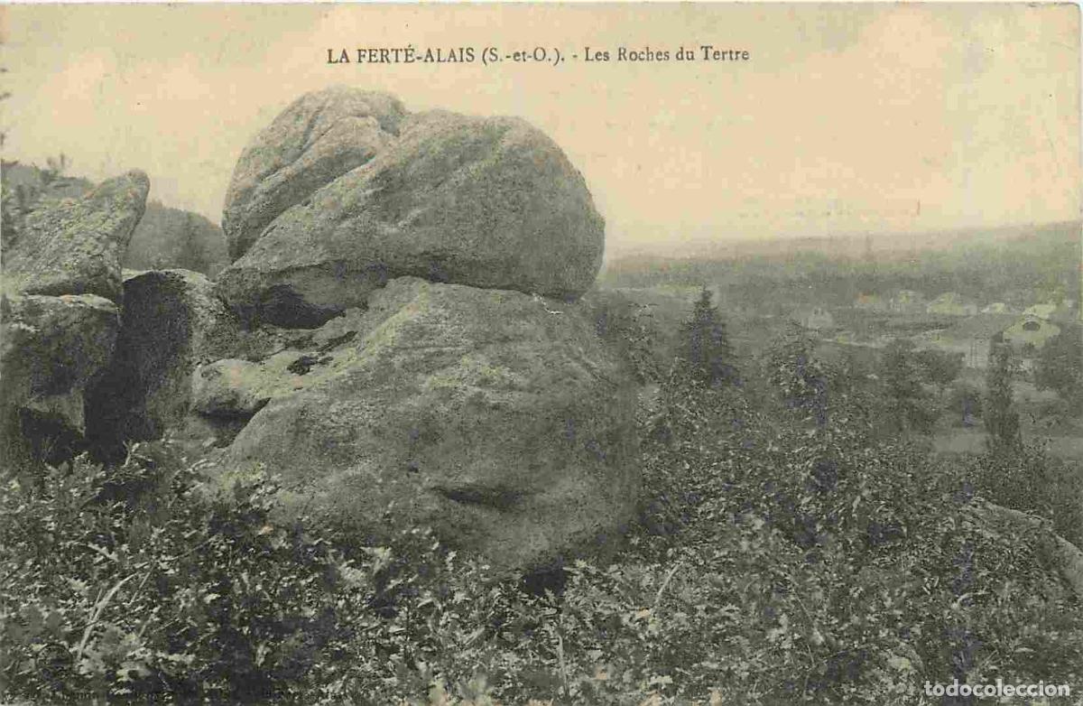 Cartoline: France - 91 - La Ferte Alais - Les Roches du Tertre - CPA - Oblit&eacute;ration de 1913 - Voir Scans Recto-