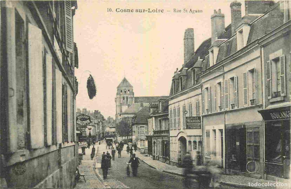 Postkarten: France - 58 - Cosne Cours sur Loire - Rue St Agnan - Anim&eacute;e - CPA - Voir Scans Recto-Verso