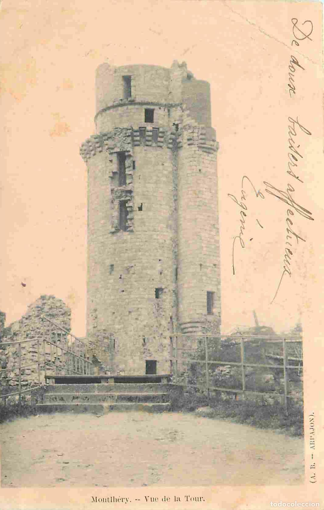 Postales: France - 91 - Montlhery - La Tour - CPA - Oblit&eacute;ration de 1903 - Etat pli - Voir Scans Recto-Verso
