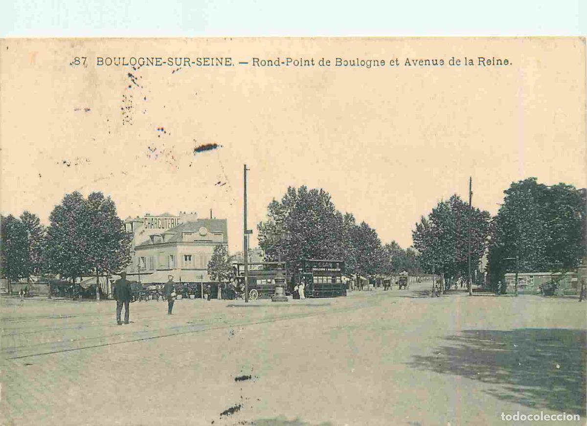 Postkarten: France - 92 - Boulogne Billancourt - Boulogne sur Seine - Rond-Point de Boulogne et Avenue de la Rei